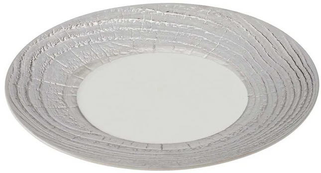 ARBORESCENCE talerz płaski 31 cm, sidabrinė