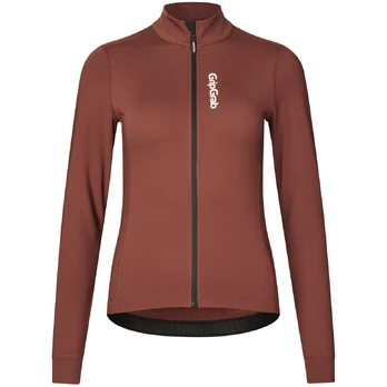 GripGrab RIDE Thermal moteriški marškinėliai | Dark Red, M