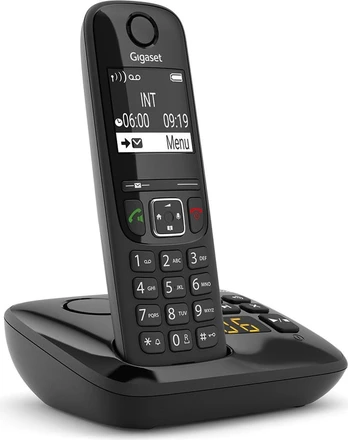 Gigaset AS690A Analog/DECT telephone Caller ID Black