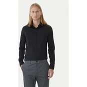 Calvin Klein Marškiniai LV019EU060 Juoda Extra Slim Fit