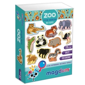 Magnetinis žaislas Lean Toys Zoo LT12925, įvairių spalvų