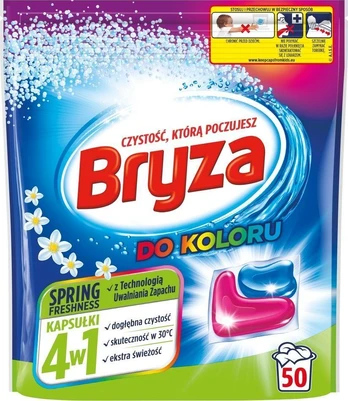 Bryza Bryza Pavasaris Freshness 4w1 plovimo kapsulės, 50vnt