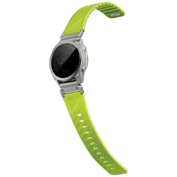 Dirželis UNIQ Fluo x Smart-Fit do Garmin 26mm limonka