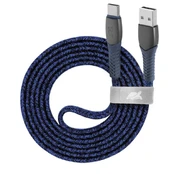 CABLE USB-C TO USB2.0 1.2M / BLUE PS6102 BL12 RIVACASE kaina