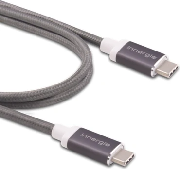 USB kabelis Innergie USB-C - USB-C 1 m Pilkas (308217560)
