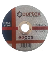 Plieno pjovimo diskas CORTEX, 125 x 1,2 x 22 mm kaina