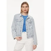 Tommy Jeans Džinsinė striukė Flag DW0DW18331 Mėlyna Regular Fit