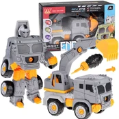 „Super Construction“ transporto priemonės „Auto-Robot 2in1“ ekskavatorius kaina