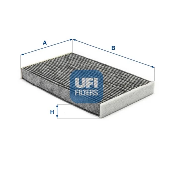 Filtras, salono oras UFI 54.319.00