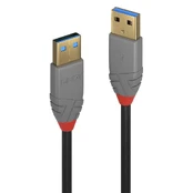 KABELAS USB3.2 TIPO 1M/ANTHRA 36751 LINDY kaina