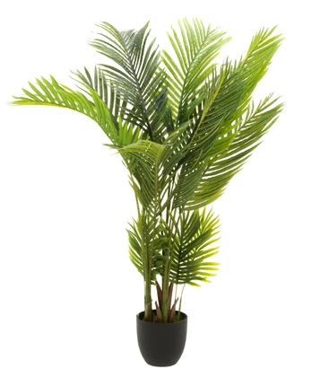 Dirbtinis augalas vazone, palmė 4Living, juoda/žalia, 140 cm