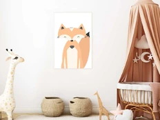 Artgeist Paveikslas - Happy Fox (1 Part) Vertical kaina