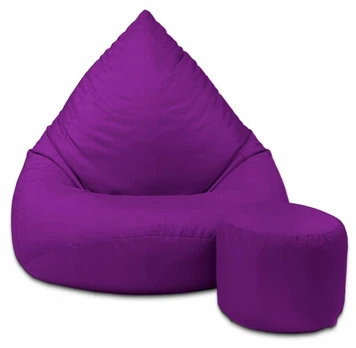 Sėdmaišis su pufu Pufini, violetinė