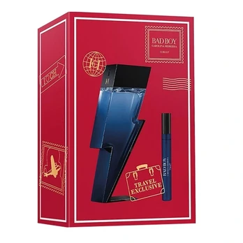 SET CAROLINA HERRERA Bad Boy Cobalt EDP spray 100ml + EDP spray 10ml