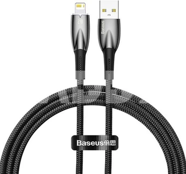 Baseus Glimmer USB-A/Lightning, 2.4A, 1m (black)