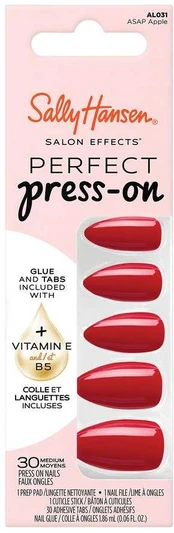 Sally Hansen Salon Effects dirbtiniai nagai 031 ASAP Apple 30 vnt.