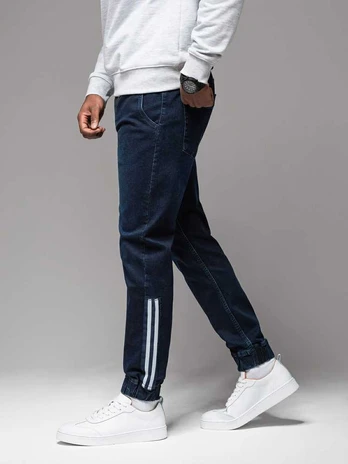 Blue men's pants -mėlynas
