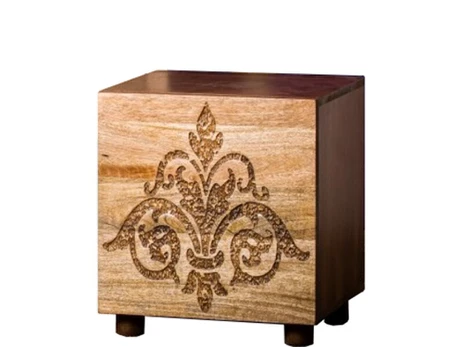 Kavos staliukas Notio Living Damask, rudas