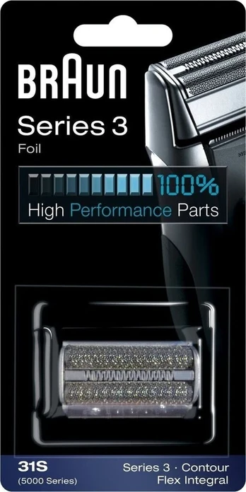 BRAUN Series 3 replacement head juodas