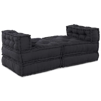 Modulinė sofa 4 pcs Antracito Audinys