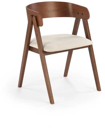K562 chair, walnut / light beige