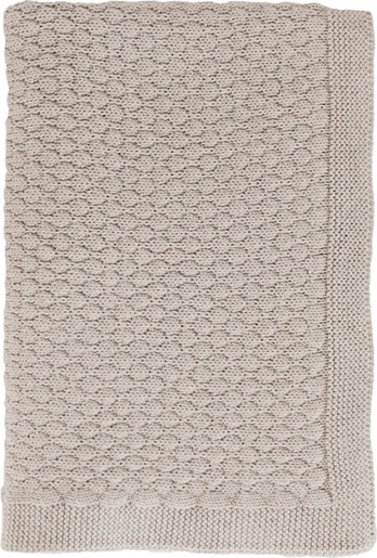 Ooh Noo - Bubbles Baby Blanket - Cream - 75x95 cm