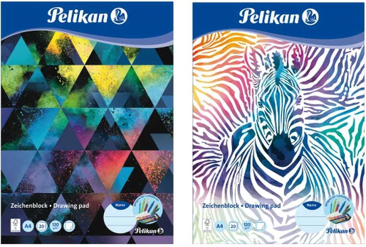 Pelikan Pelikan Zeichenblock DIN A4. 120g/m2. 20 Blatt