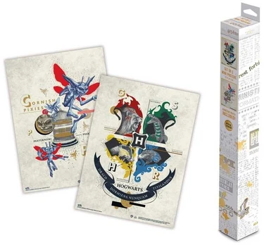 Harry Potter - Set of 2 wall posters 38 x 52 cm