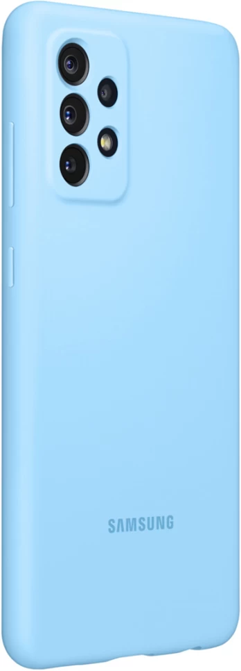 Dėkliukas SAMSUNG Galaxy A72, silikoninis, Blue