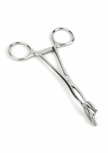 Mr. Steel Cube Tongs V Shape Stainless Steel Precision Tool
