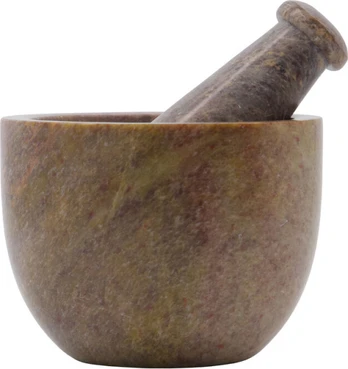 House Doctor - Mortar with Pestle - Brown
