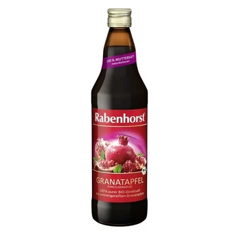Sultys granatų 100% RABENHORST, 750 ml