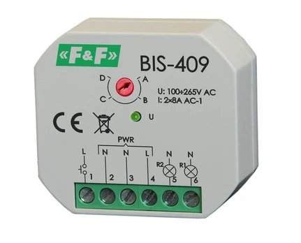 F&F Bistabili relė 2Z 8A 230V AC BIS-409