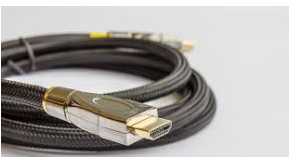 PYTHON HDMI 2.0 Kabelis 0,5m Ethernet 4K*2K UHD vergoldet OFC juodas