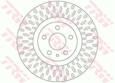 TRW DF6522 Brake Disc