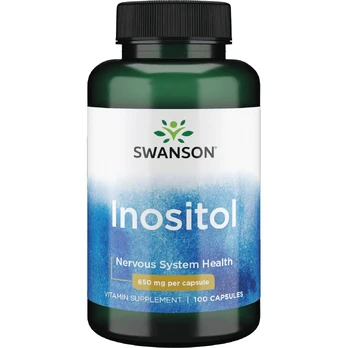SWANSON Inozitolis 650mg - 100 kaps.