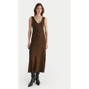 ViCOLO Kokteilinė suknelė TF0247 Ruda Regular Fit