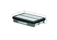 Oro filtras MAHLE LX812 kaina