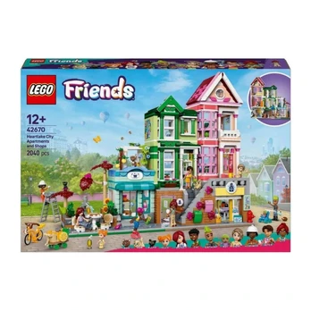 LEGO® Friends Hartleiko butai ir parduotuvės Modelis 42670
