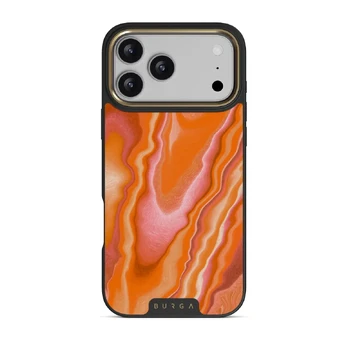 Retro Glow - iPhone 17 Pro Max Case, Elite Dark (MagSafe) / Gold