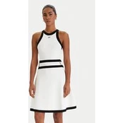 KARL LAGERFELD Trikotažinė suknelė B1W13004 Balta Regular Fit