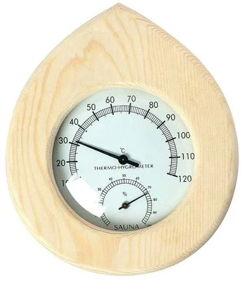 Sauna THERMOMETER WITH HYGROMETER