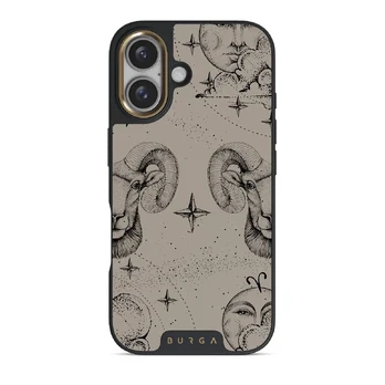 Aries - iPhone 16 Case, Elite Dark (MagSafe) / Gold / Nude