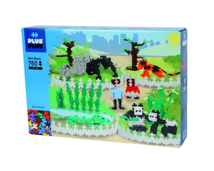Plus Plus konstruktorius, Zoologijos sodas Nr. 2, Mini Bazinės, 760