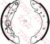 TRW GS8635 Brake shoe set kaina