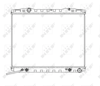 Variklio radiatorius NRF NRF 53366