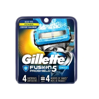 Gillette Fusion Proshield Chill Skustuvo galvutės, 4vnt