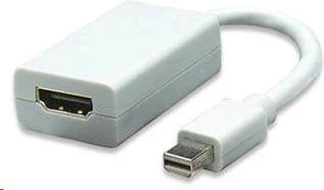 AV PremiumCord DisplayPort Mini – HDMI adapteris baltas