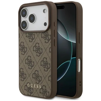 Dėklas Guess 4G Classic do iPhone 18 Pro / 17 Pro ruda