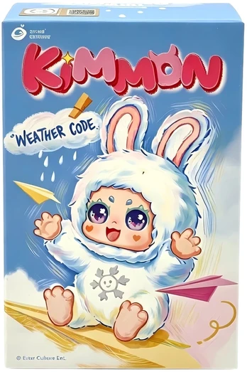 Kimmon Pliušinis raktų pakabutis "Weather Code", 11 cm